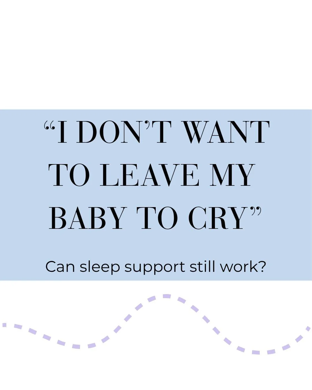 "I don't want to leave my baby to cry." It's the question I hear most before parents book. 💜

Here's what gentle looked like for Fiadh, 8 months old. Mum wanted her settling herself and sleeping past 6am. We waited, listened, went in when 