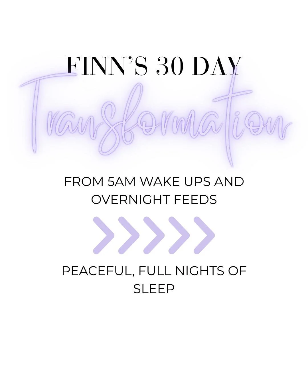 ✨ Case Study: Finn, 14 months ✨

When Finn&rsquo;s parents reached out, they were navigating 2&ndash;3 overnight wake-ups, feeds, and 5am starts. Like so many toddler parents, they were wondering if this was &ldquo;just how it is now.&rdquo;

But ove