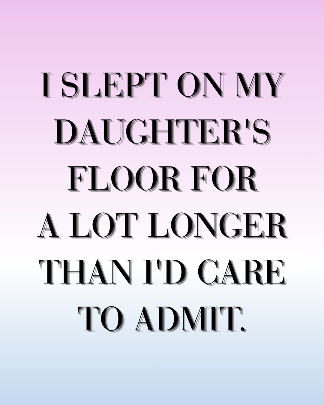 I slept on my daughter's floor for way longer than I'd like to admit. 😅

Ayla always felt the full force of her sleep regressions, and the 18-month and 2-year ones were brutal. During the 18-month regression she started having split nights, and afte