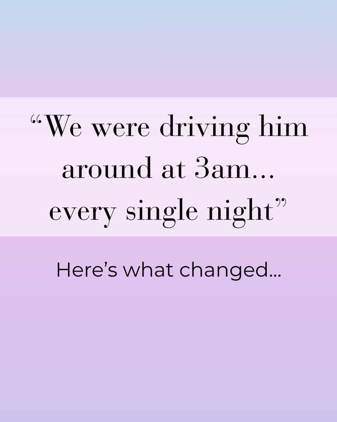 When you&rsquo;ve tried everything &mdash; rocking, feeding, contact naps, even 3 am car rides &mdash; and nothing seems to work&hellip; it&rsquo;s not because you&rsquo;re failing.

It&rsquo;s because your baby&rsquo;s sleep needs have changed, and 