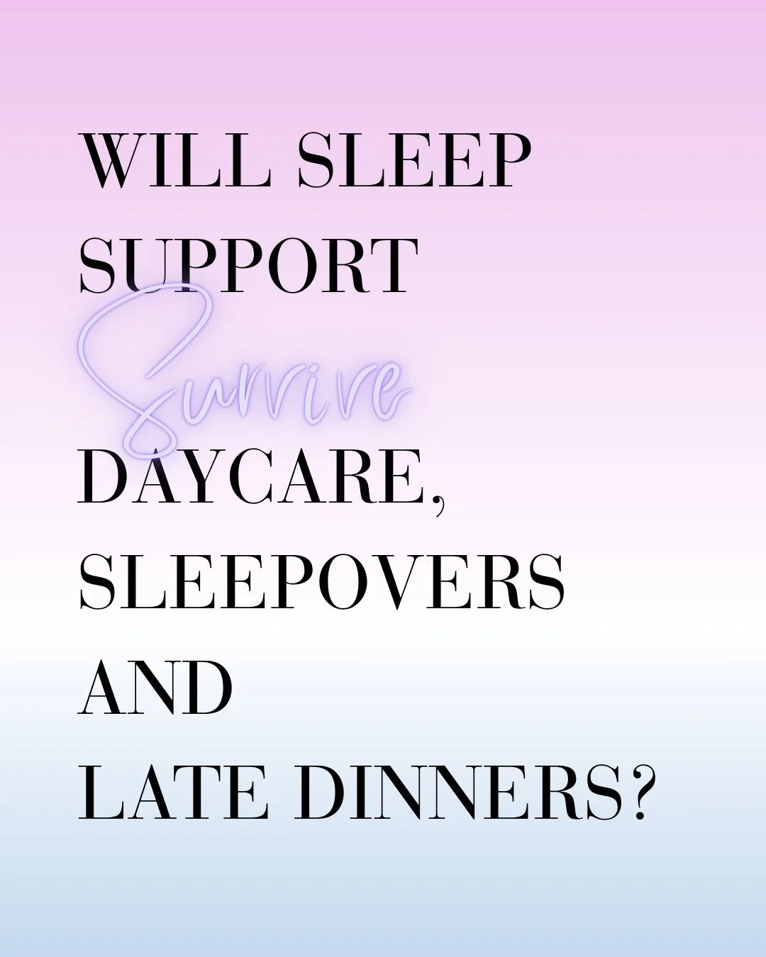 &ldquo;What if our life isn&rsquo;t routine enough for sleep support to work?&rdquo; 🛌

L&rsquo;s mum was stressed about exactly this: daycare naps she couldn&rsquo;t control, late nights, sleeping away from home. Swipe to see what happened, includi