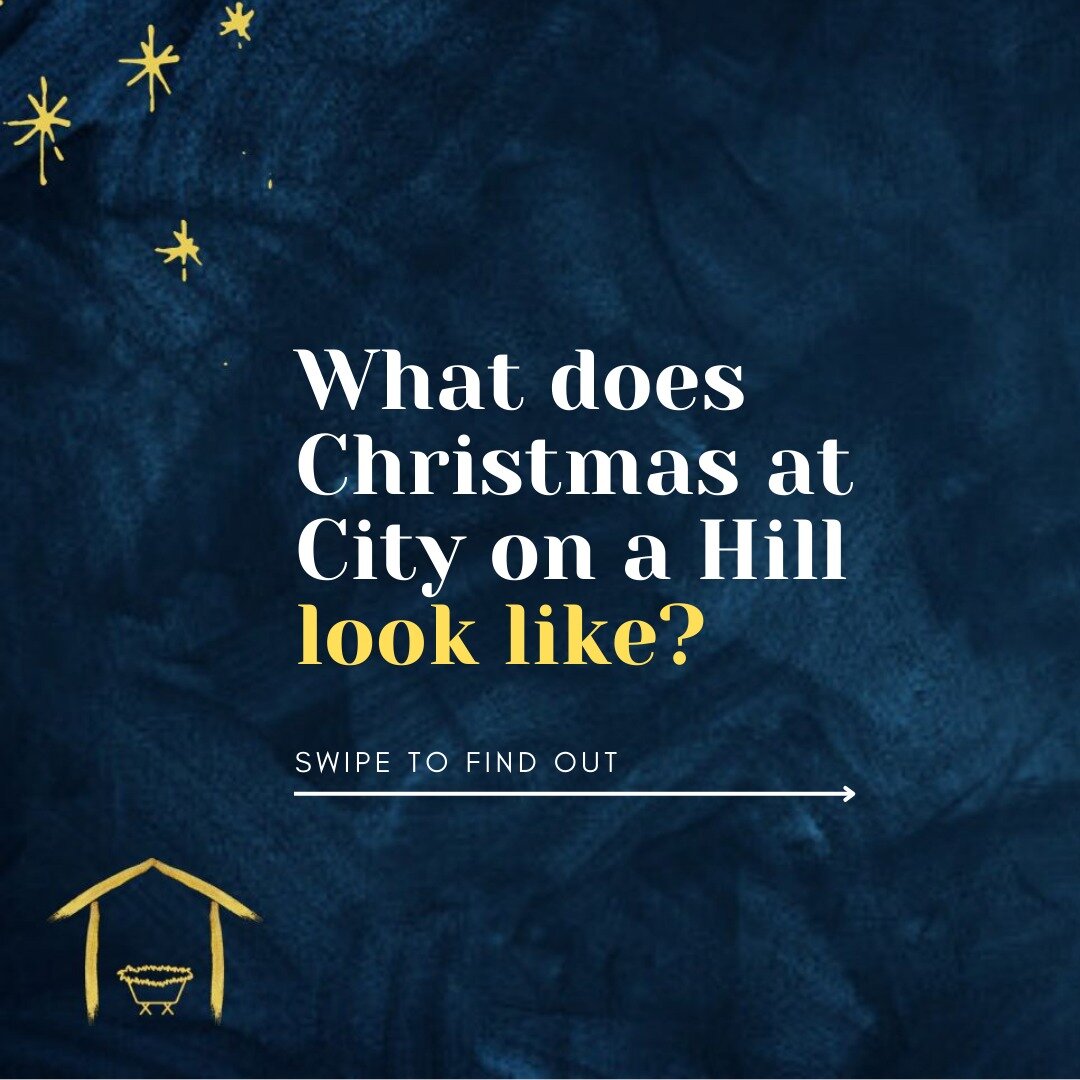 Christmas at City on a Hill is a time where we rejoice together as a community that Christ came to earth to bring the good news of the gospel. We would love it if you could join us in this celebration!

FB event here: https://fb.me/e/1cC5ucJhI