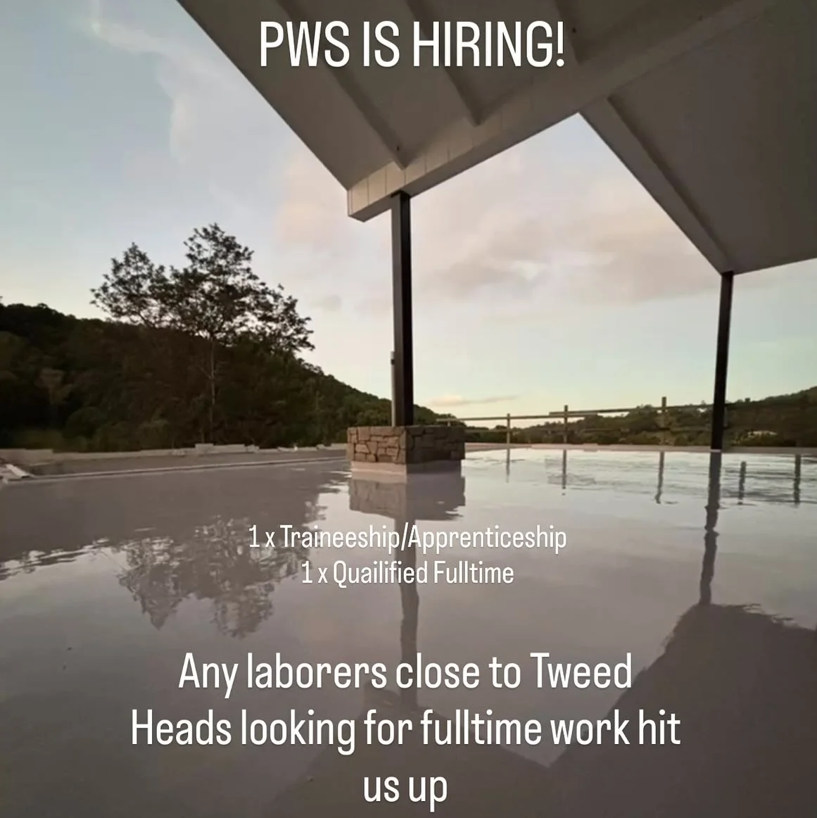 Looking for keen laborers to join the team & learn some new skills! 
Also looking for a few Trainees/Apprentices. 
If you know anyone that might be interested tell them to reach out!