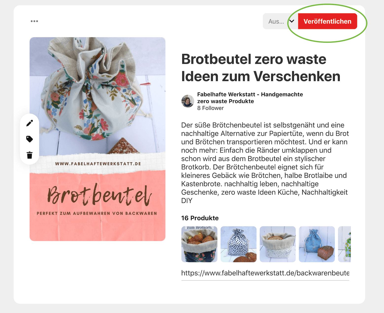 Produkt Pins Fur Shops Und Selbststandige Mehr Conversion Auf Pinterest Marketingmagie