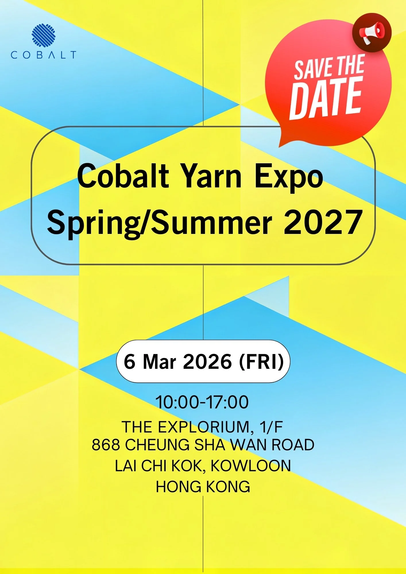 Cobalt Yarn Expo SS27