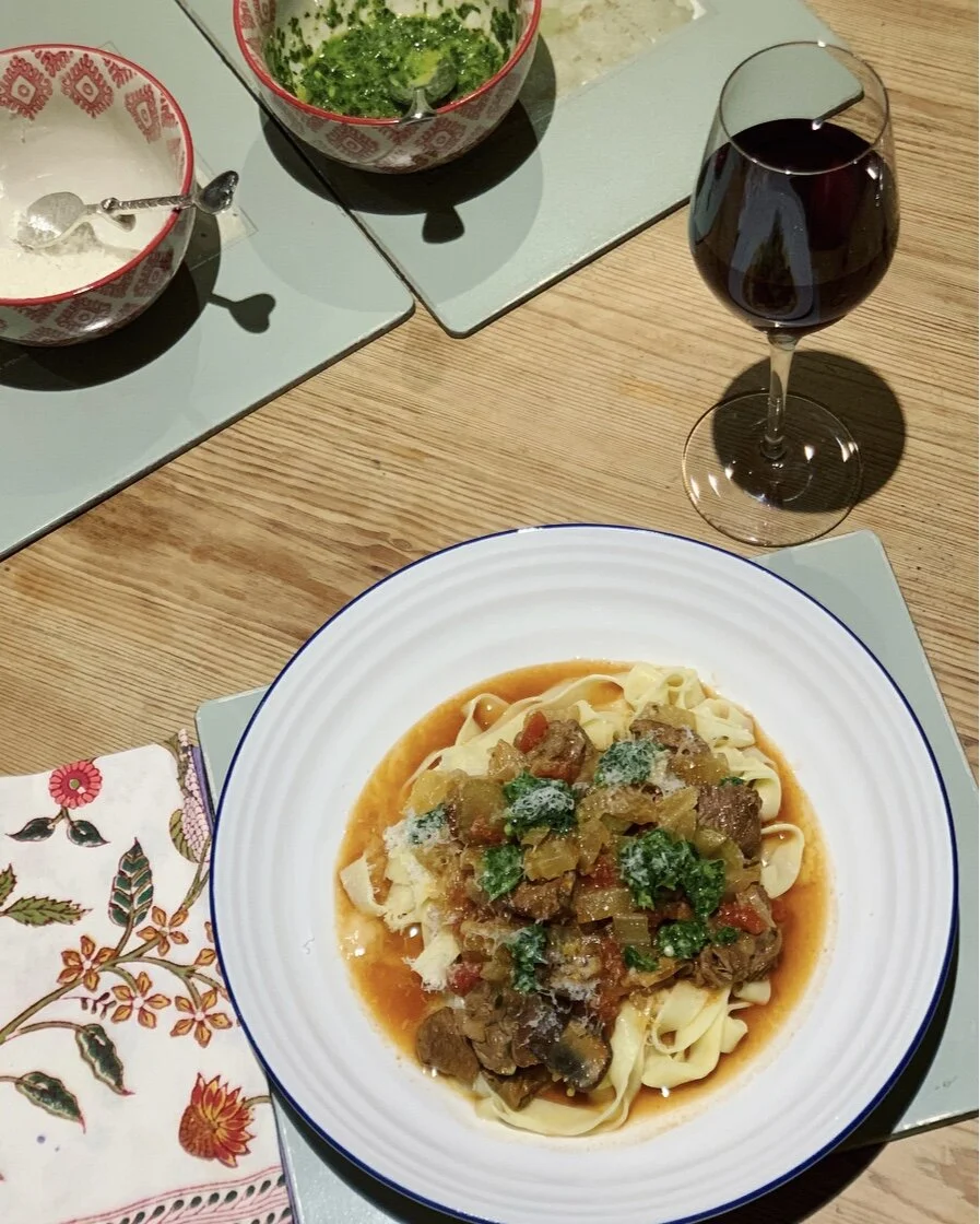 Lamb Neck Ragù with Chimichurri
