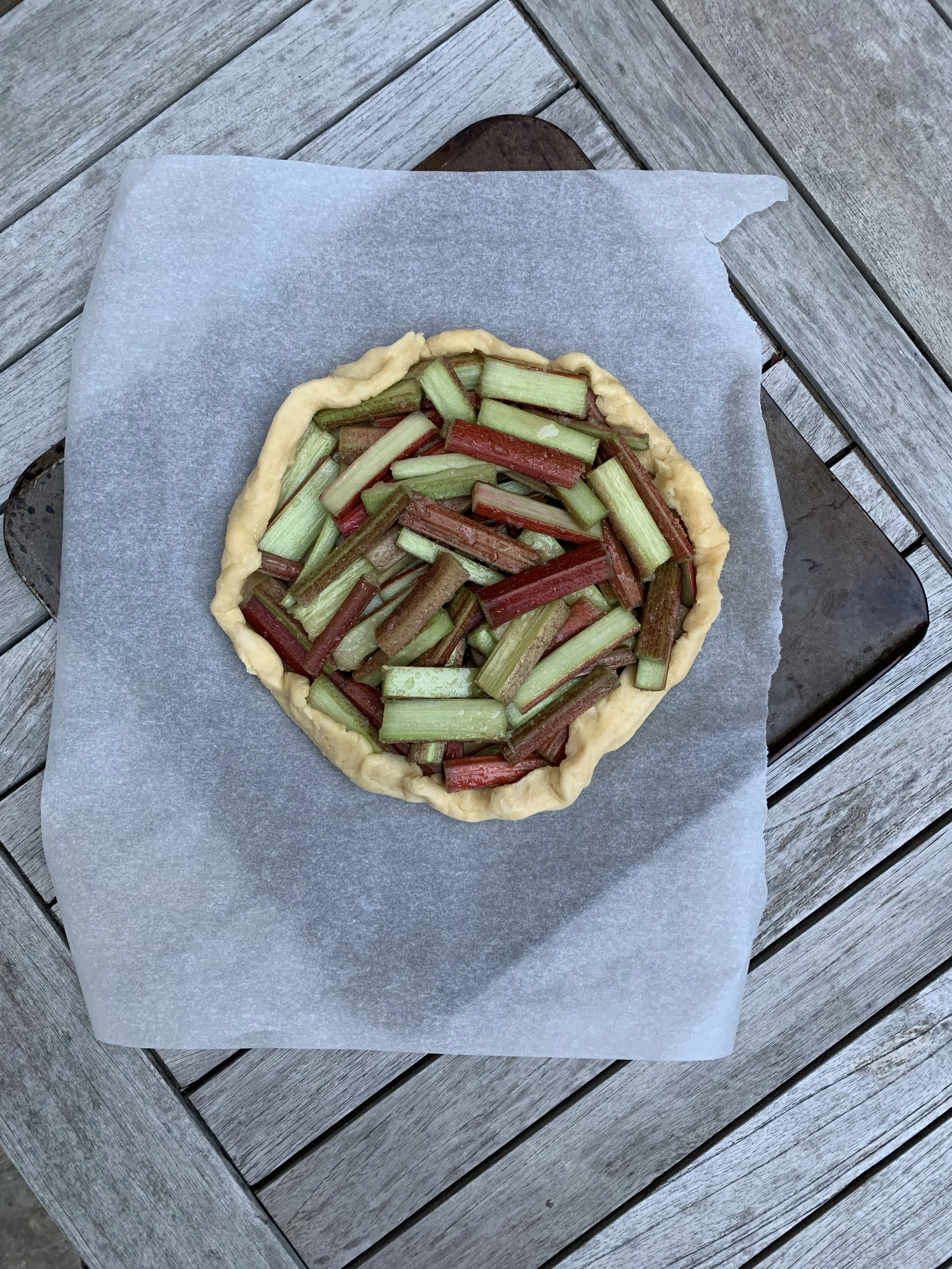 Rhubarb Galette