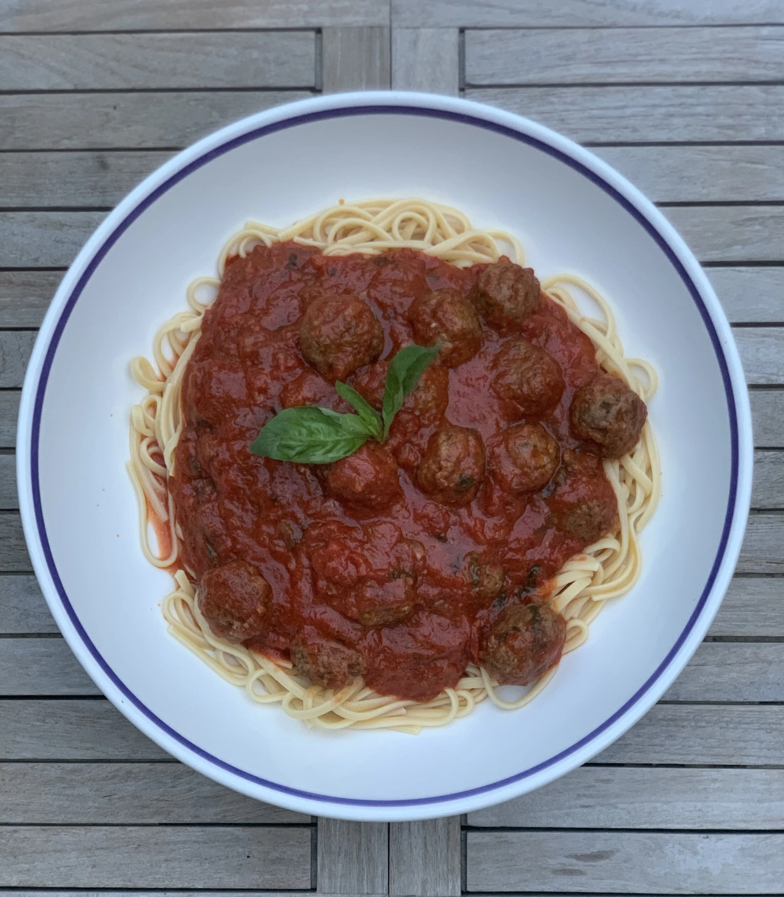 Spaghetti with Homemade Meatballs