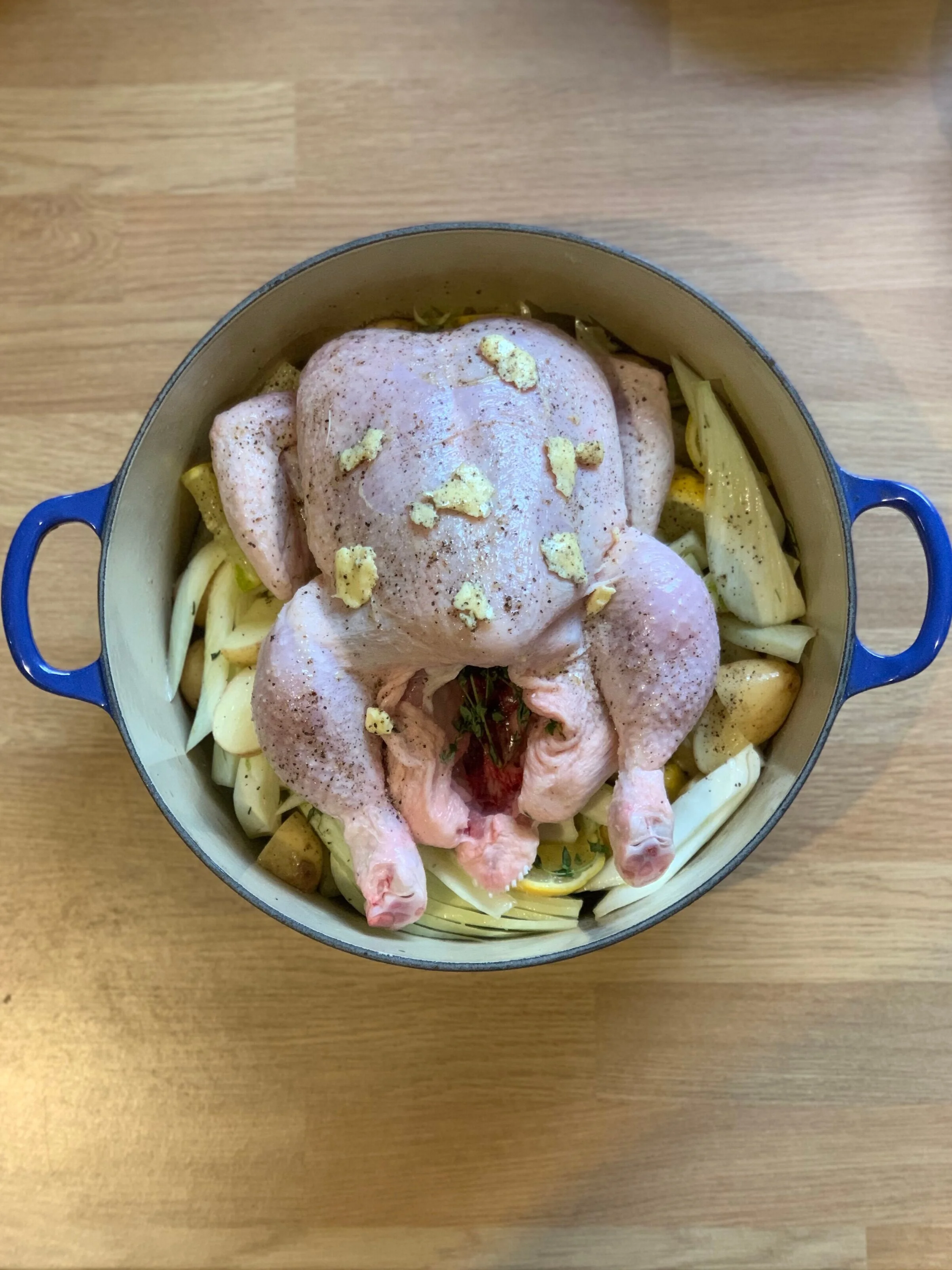 One-Pot Roast Chicken with Fennel and Lemon