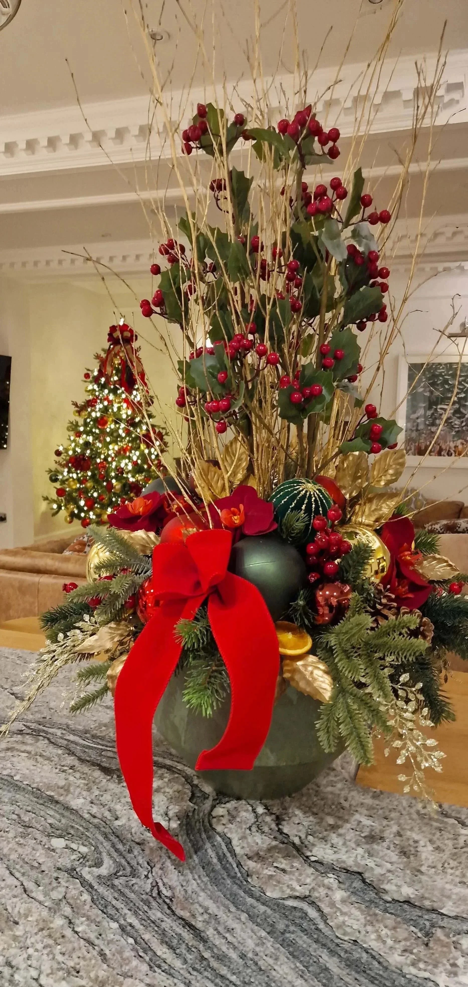 Christmas Flower Arrangement