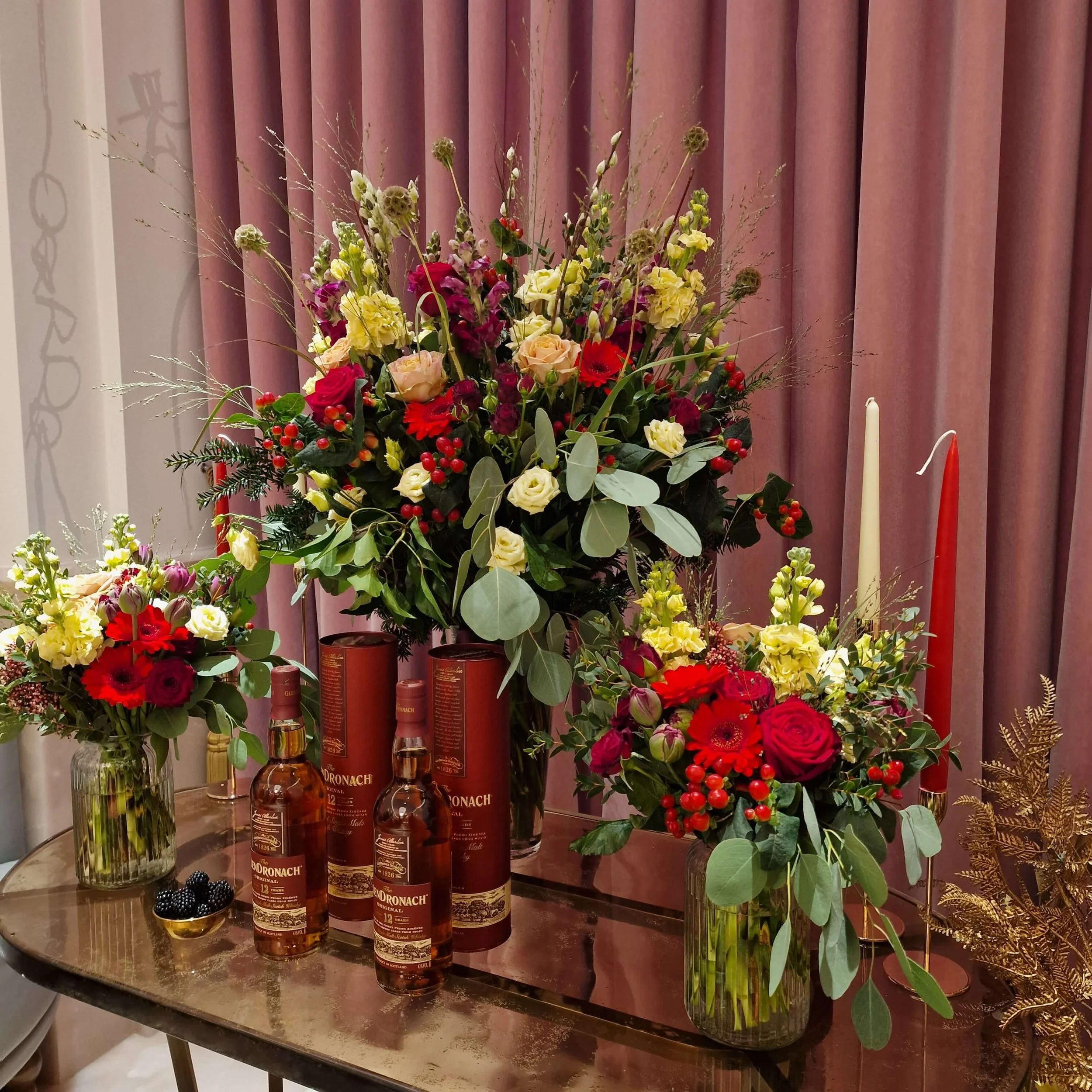 Corporate Flower Arrangement for London Event by HeiDesigns