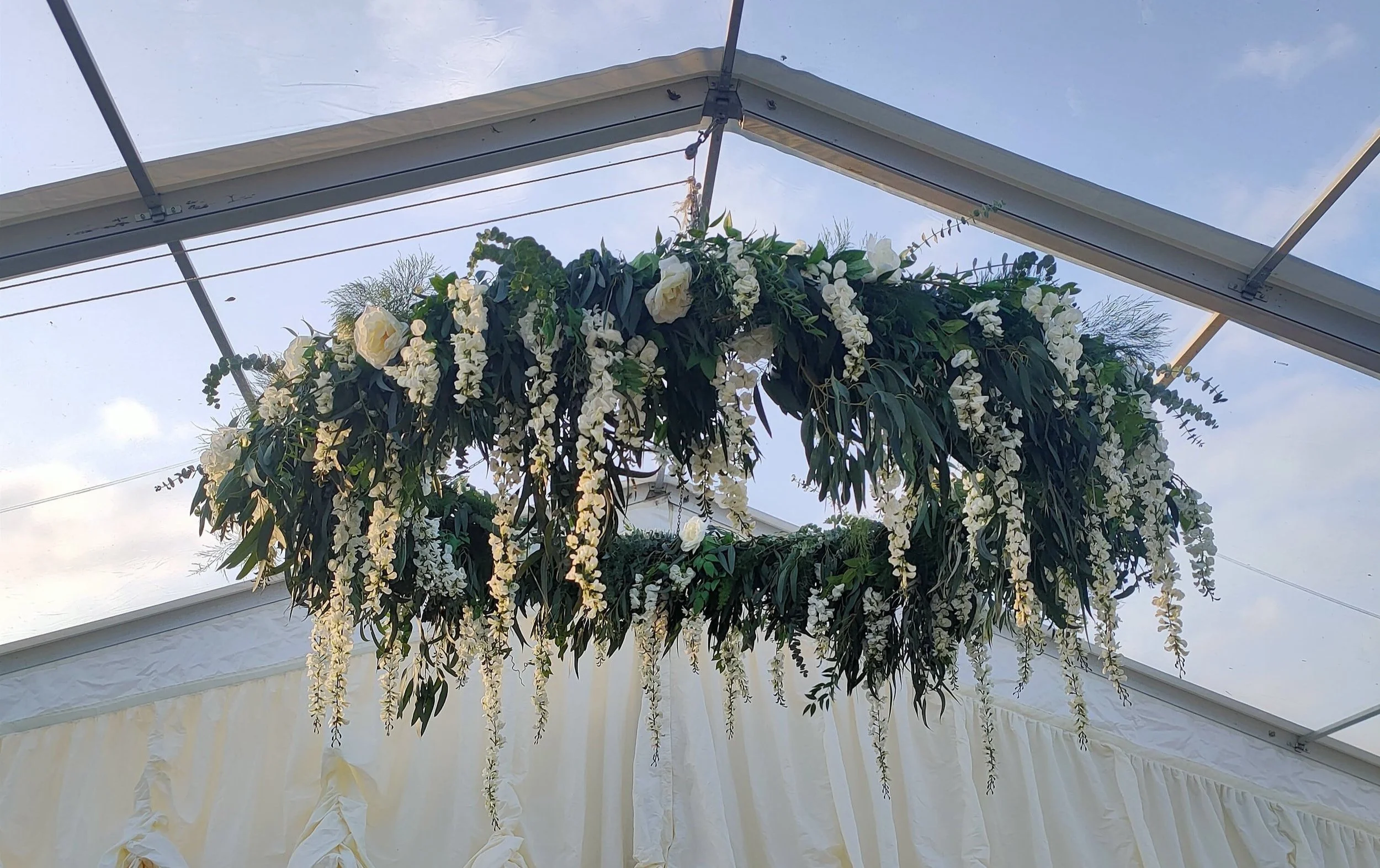 Wedding Floral Chandelier by HeiDesigns