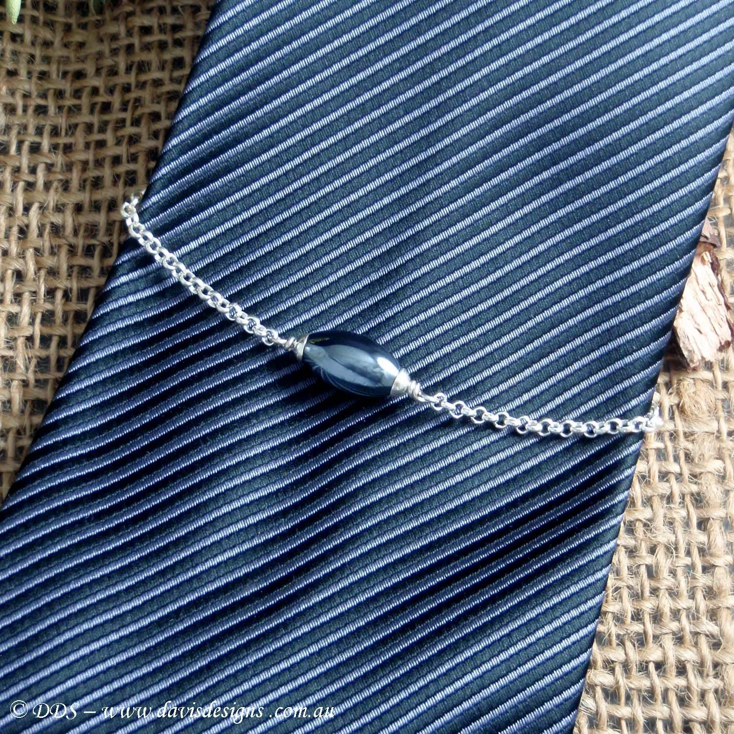 Hematite Tie Chain (925)