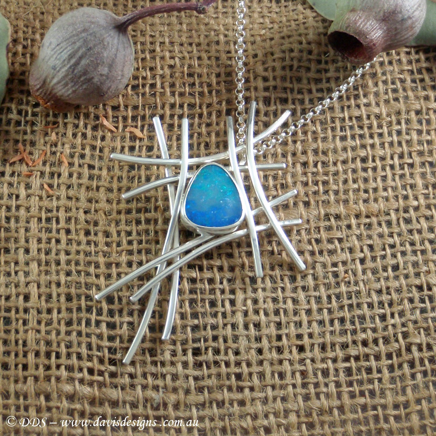 Opal Constellation Crucifix (925)