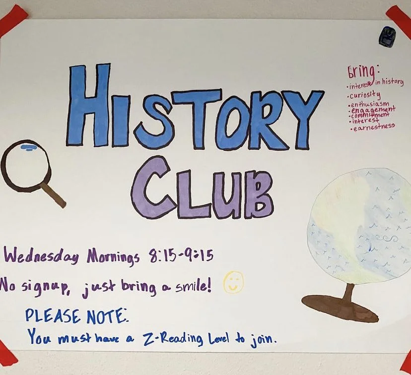 History Club Provides Opportunity for Authentic Investment