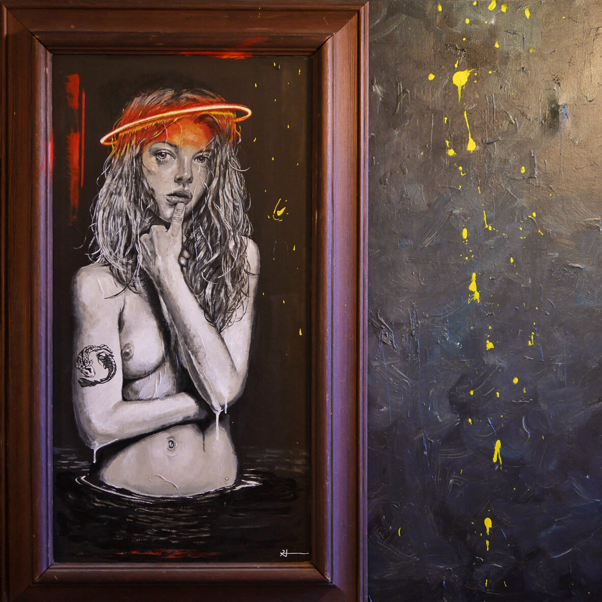  Innoxious see-purification. 43,5x72cm. SOLD. 