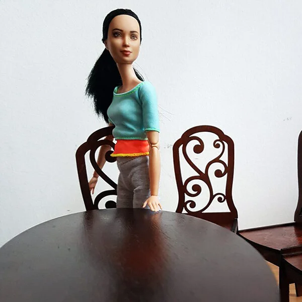 Dining Set, Not Quite Playscale - Plastically Perfect - Barbie Diorama Gear 03.jpg