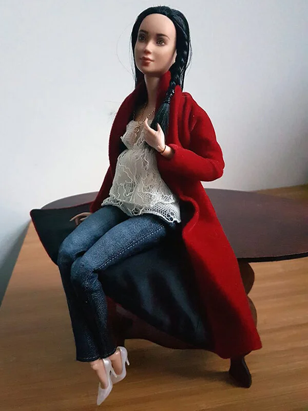 OOAK Made to Move Black Hair Barbie, Eve, Plastically Perfect - OOTD holiday cheer, post holiday 04.jpg
