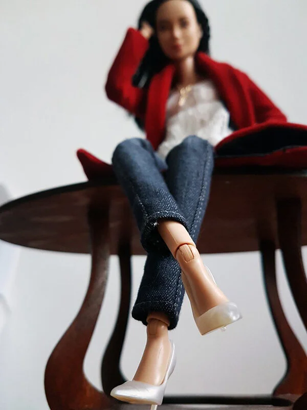 OOAK Made to Move Black Hair Barbie, Eve, Plastically Perfect - OOTD holiday cheer, post holiday 03.jpg
