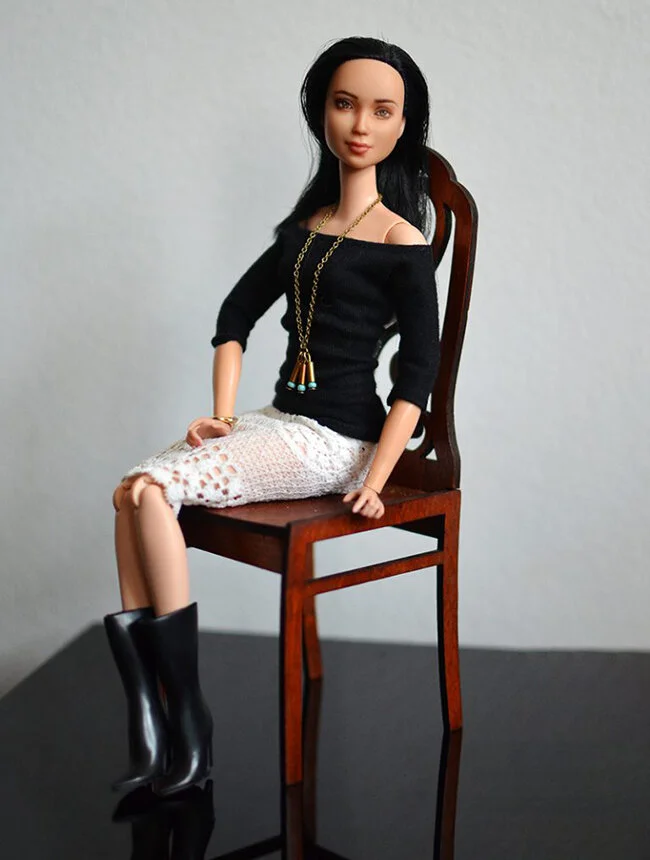 OOAK repainted made to move Barbie, Eve, Plastically Perfect - OOTD capsule wardrobe post outfit 18, pic 04.jpg
