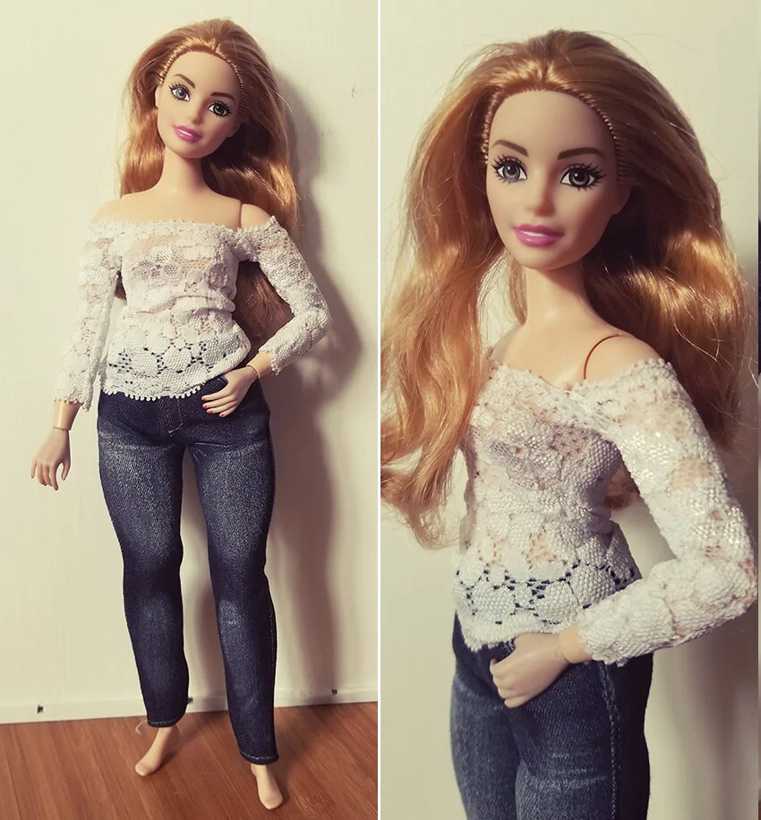 Curvy made to move barbie doll store