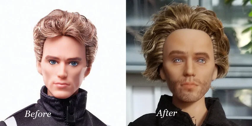 OOAK Finnick Odair Hunger Games Articulated Figure - Nicholai - Plastically Perfect - Before and After.jpg