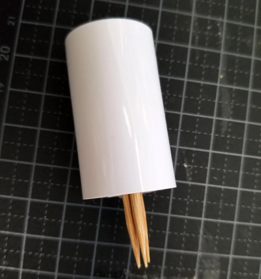 Barbie Diorama DIY accessories - Plastically Perfect - Diorama Modern Lamp with Shade Step 06.jpg