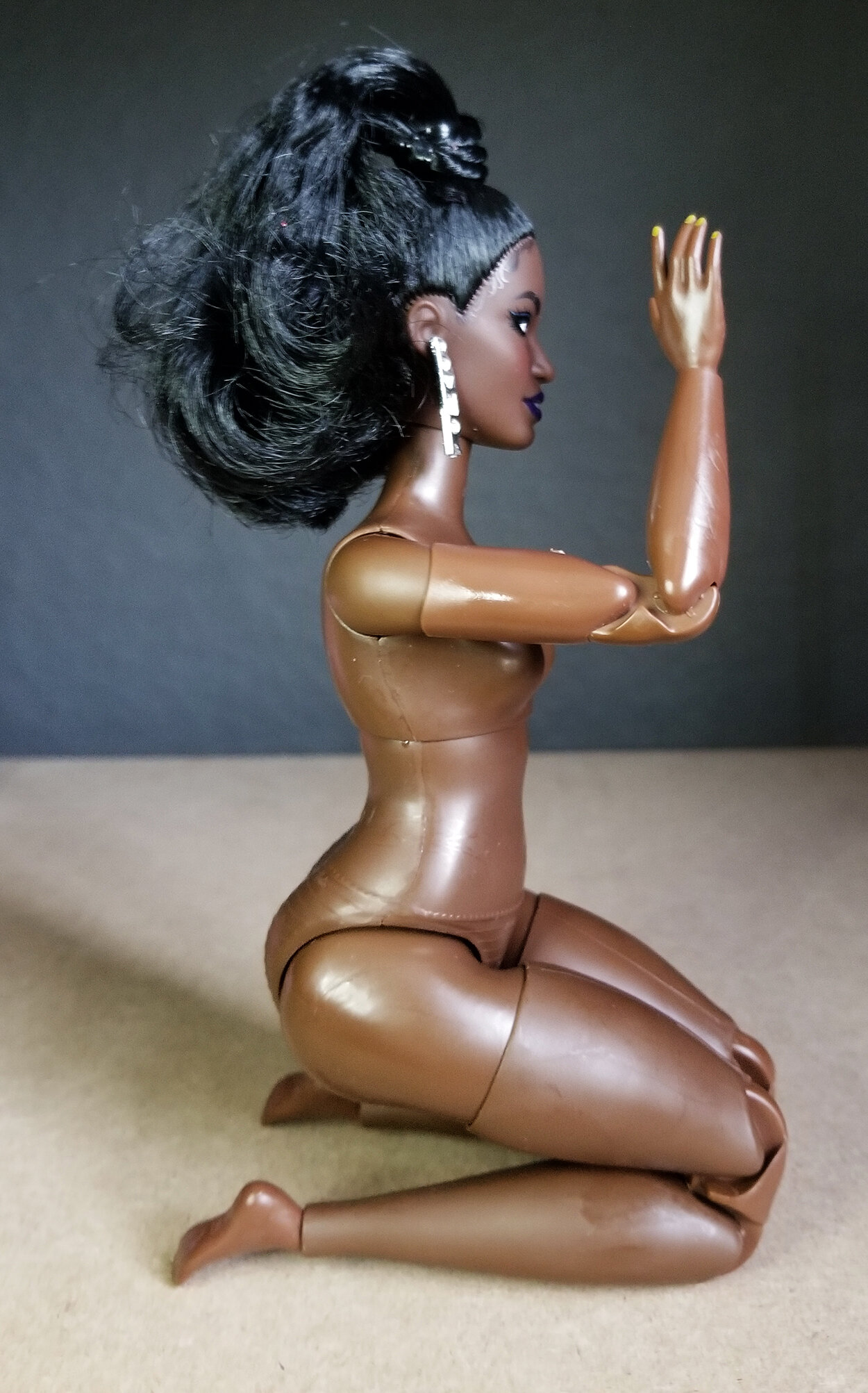 Black barbie nude