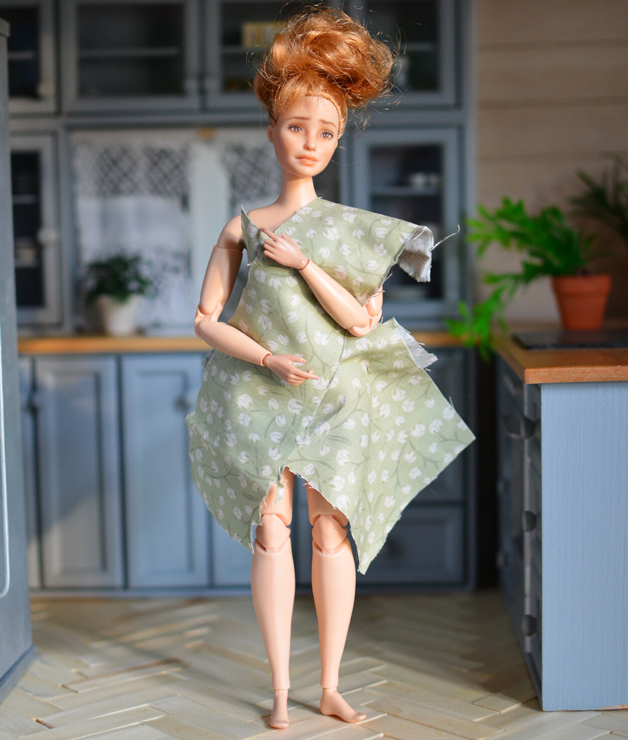 barbie made to move clothes doll dress/ curvy barbie dress Barbie clothes/ barbie dress/ Barbie summer dress/ Barbie long dress