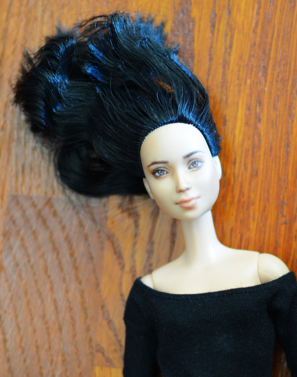 Barbie bald doll head Balding my