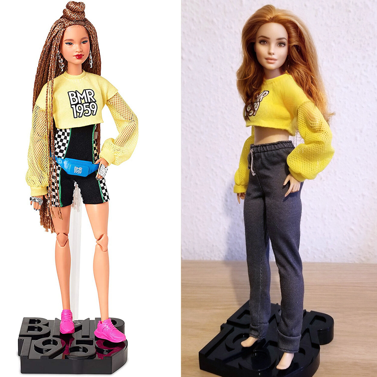 Curvy Fashionista Barbies, Redressed Scientist Barbie. Plat…