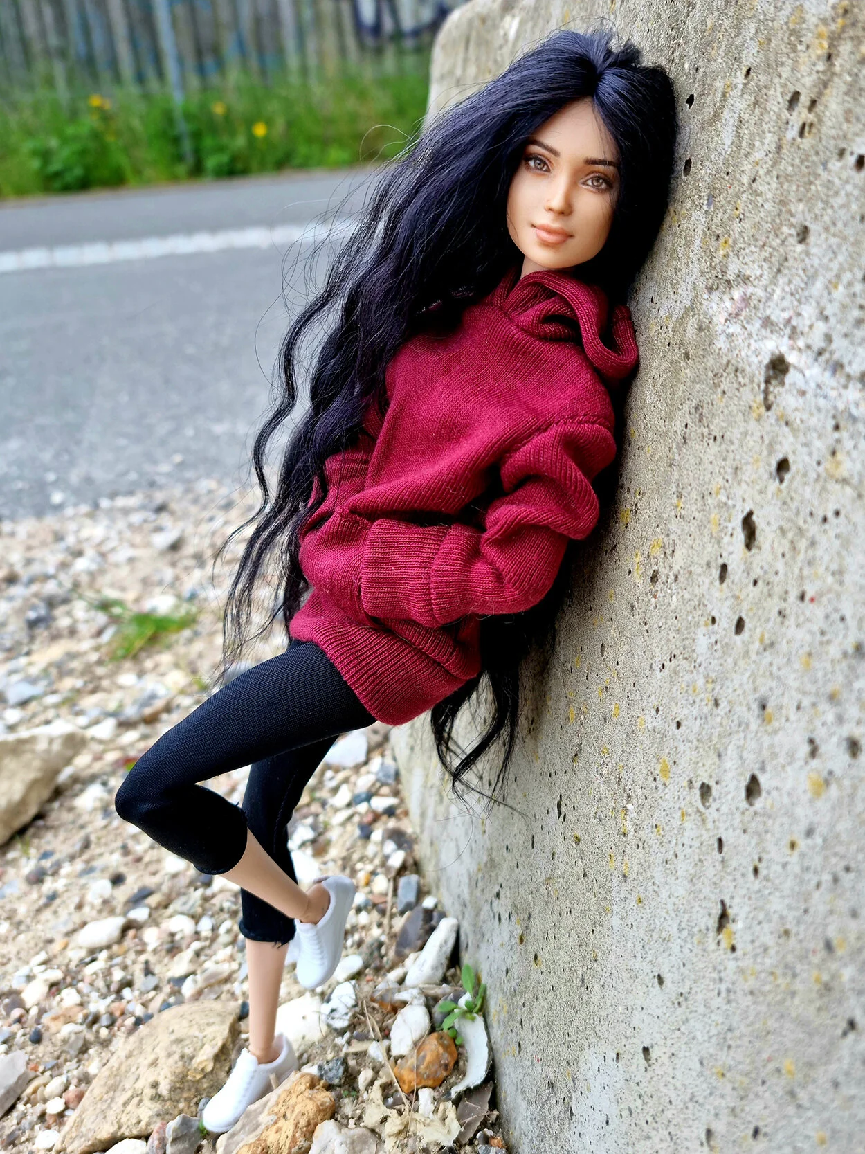 Barbie Made To Move Ooak OOAK Custom Reroot Made To Move Barbie