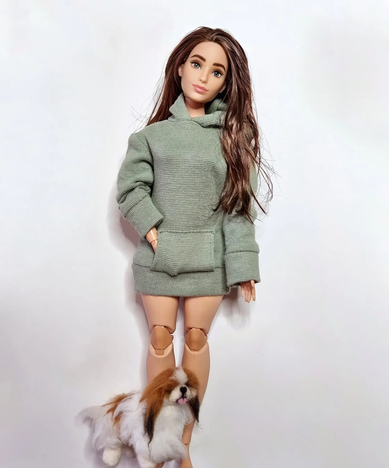 Fashion Doll Barbie Made To Move Doll Brown Hair Brown Hair Made