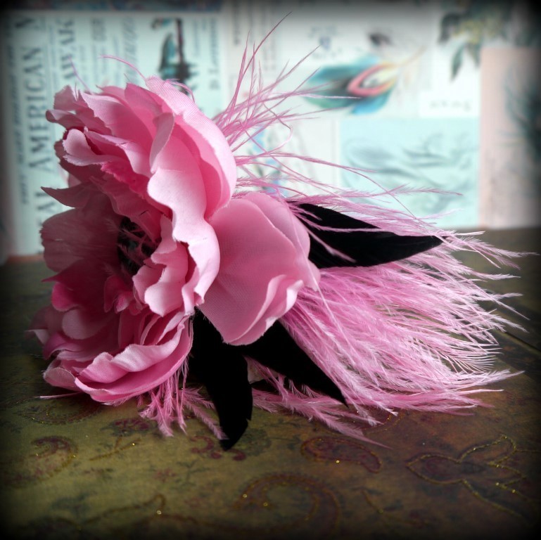 headband- pink flower feather (5) (Medium)-001 (Medium).JPG