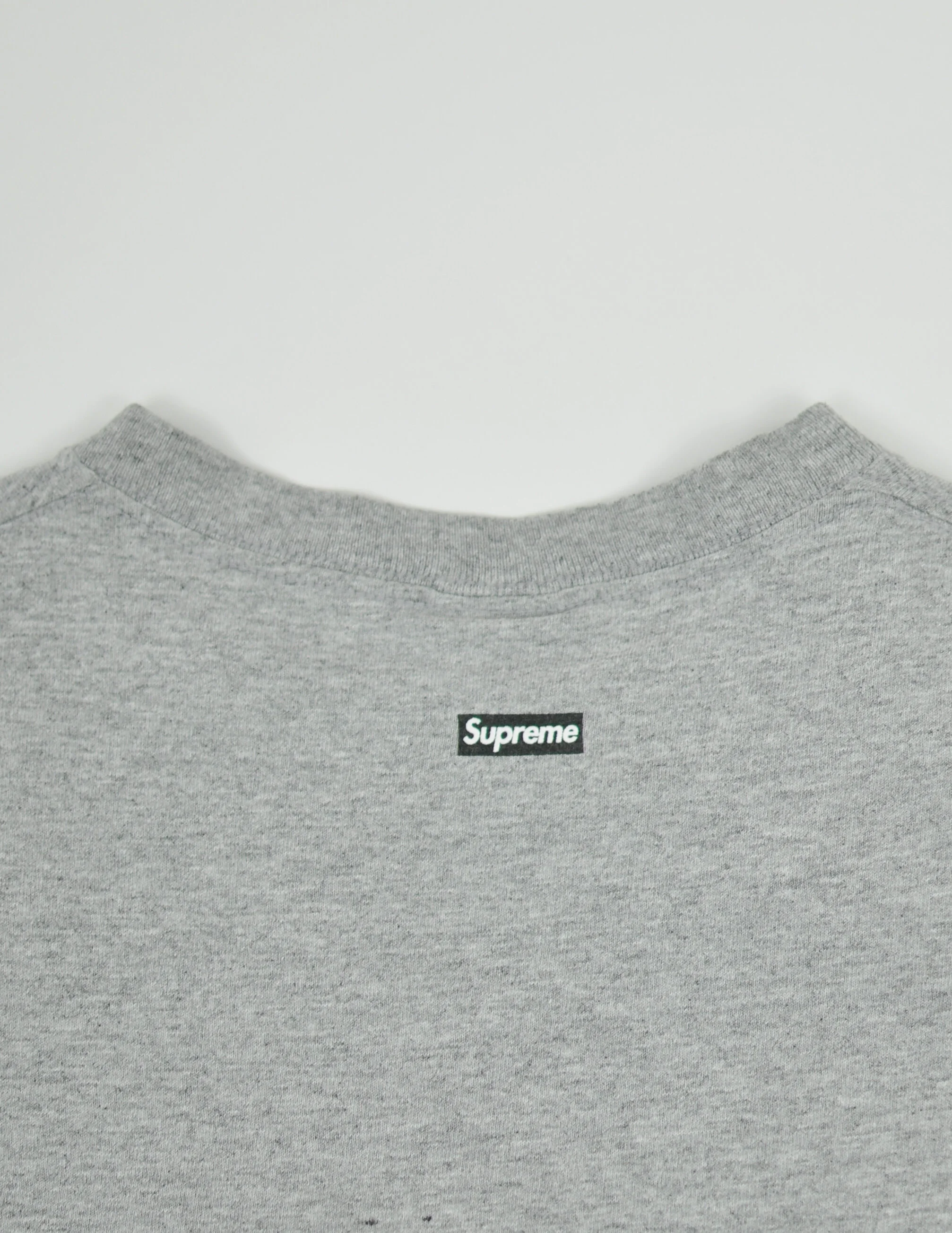 supreme tee grey