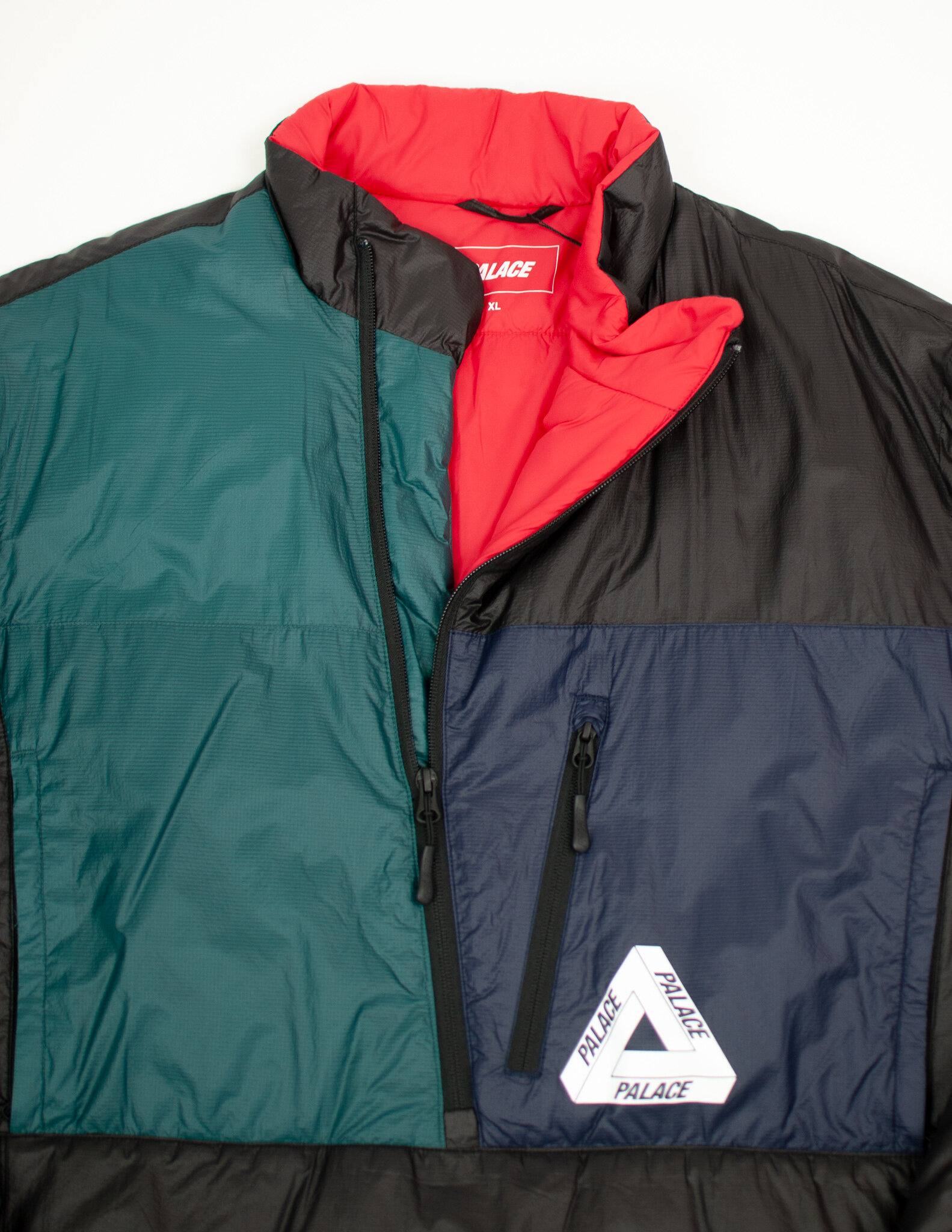 Palace SS18 'P-Tex Pertex Liner Multicolor' Pullover Down Jacket