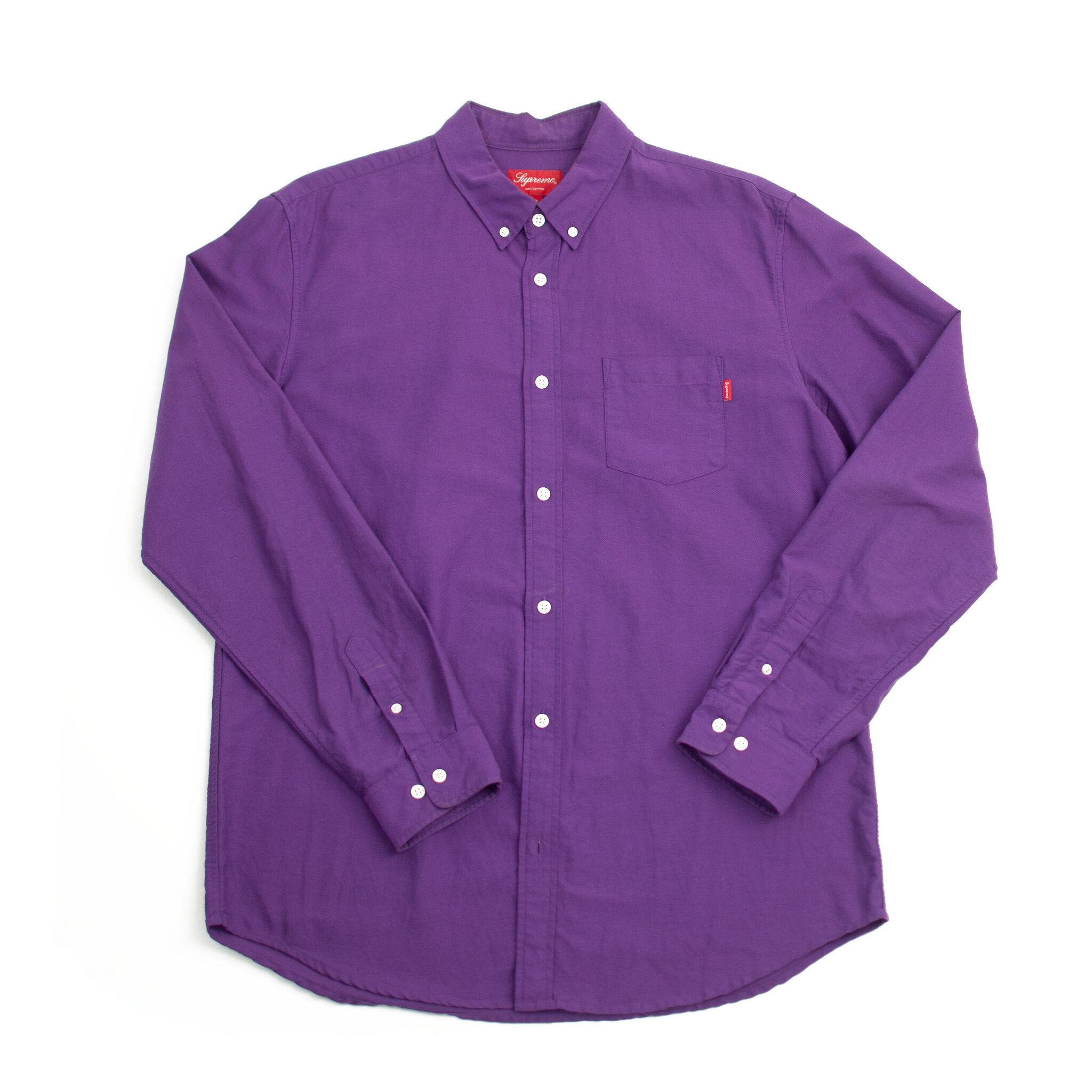 SS17 Supreme 'Lightweight Oxford' Shirt Purple — The Pop-Up📍