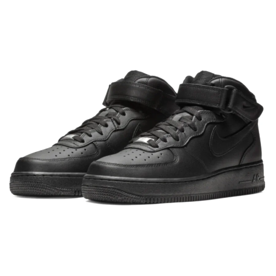 air force 1 mid triple black