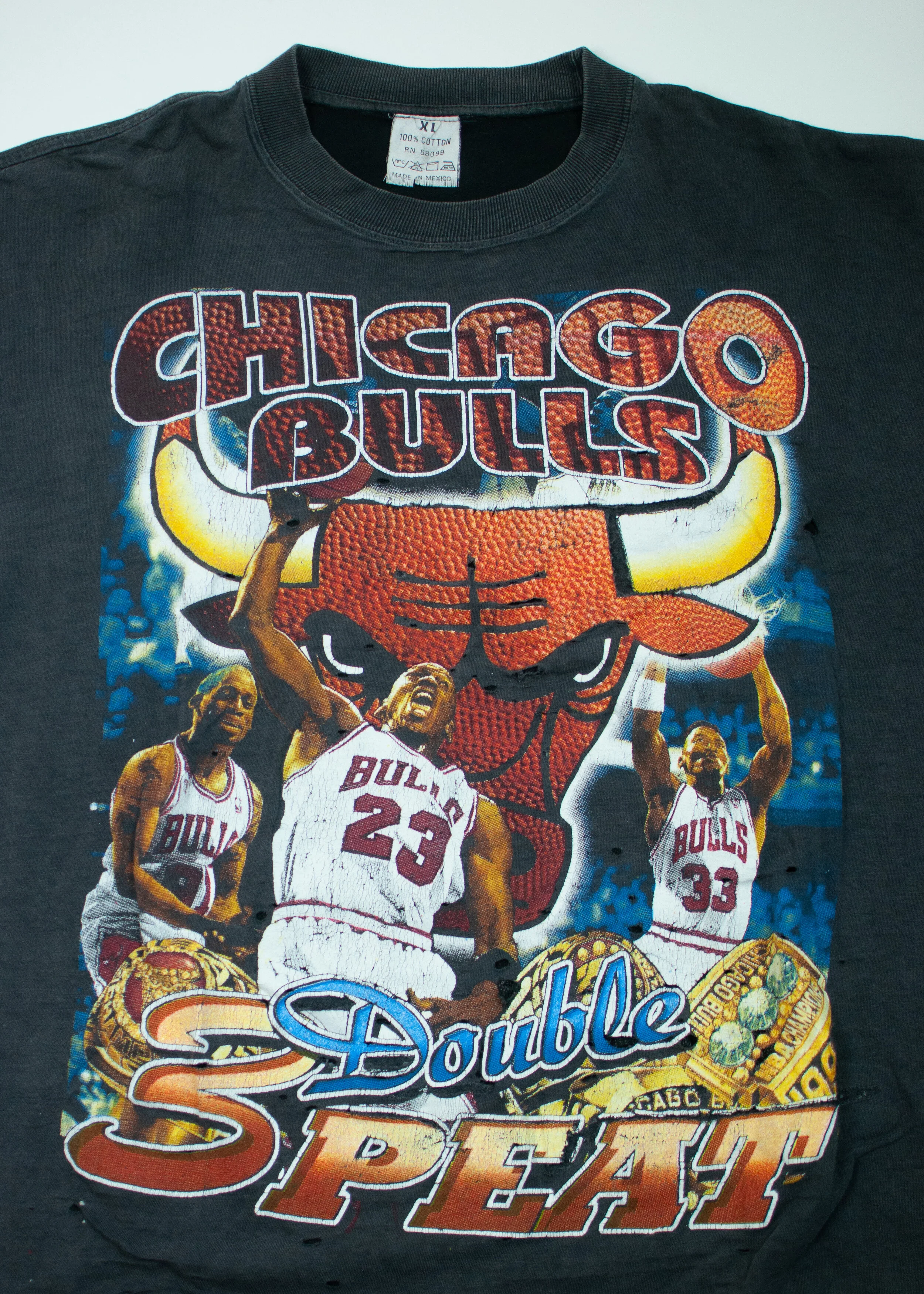 3 peat bulls shirt