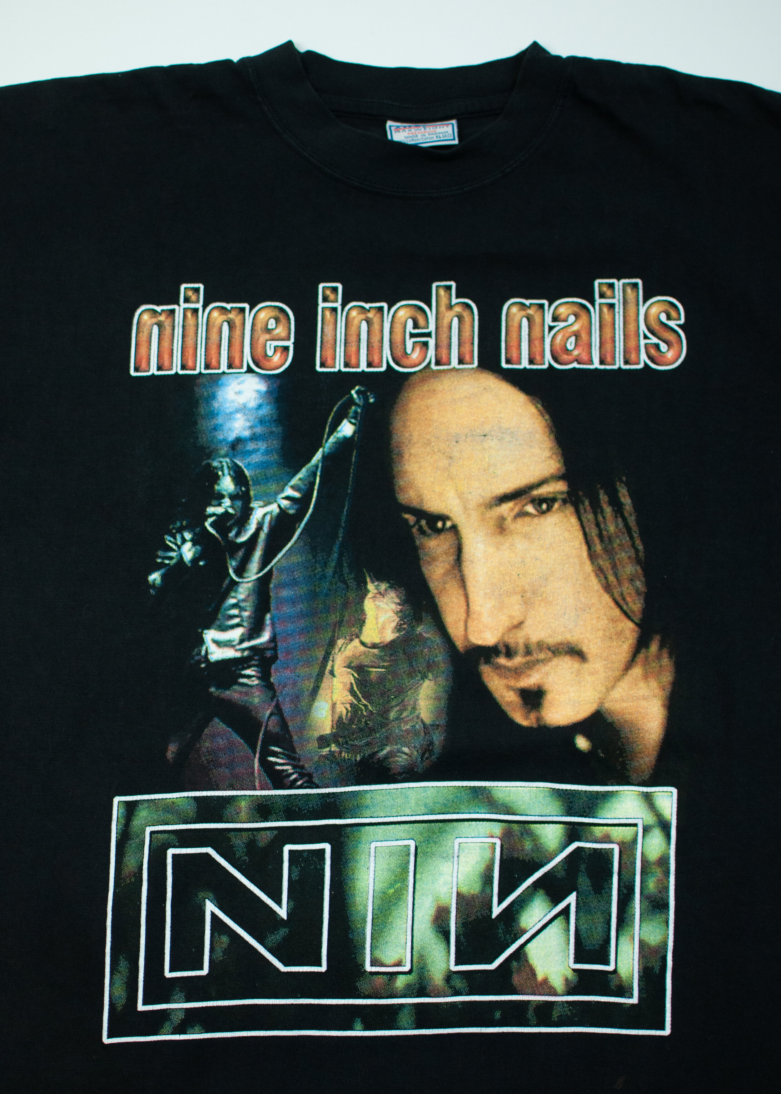 正規店仕入れの nails inch nine vintage 90s t-shirt Tシャツ/カットソー(半袖/袖なし)