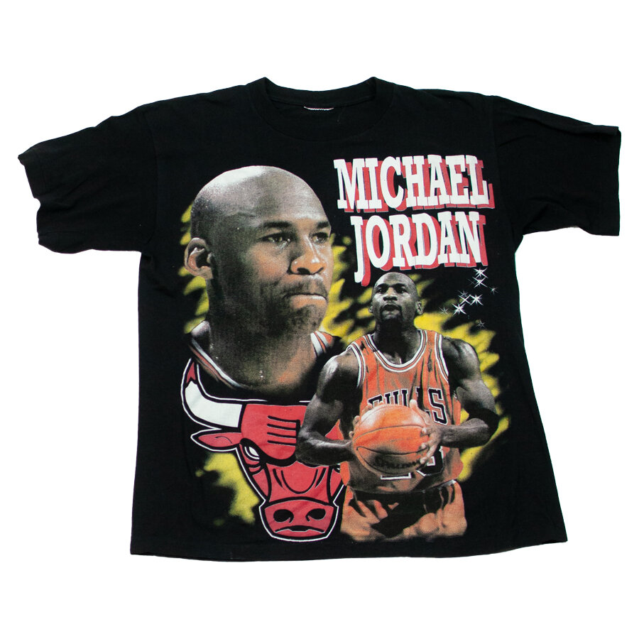 Vintage 1998 Michael Jordan Chicago Bulls 'Rap' Tee — The Pop-Up📍