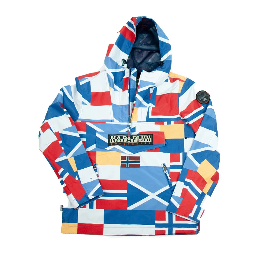 Napapijri 'Flag Print Rainforest' Taped 