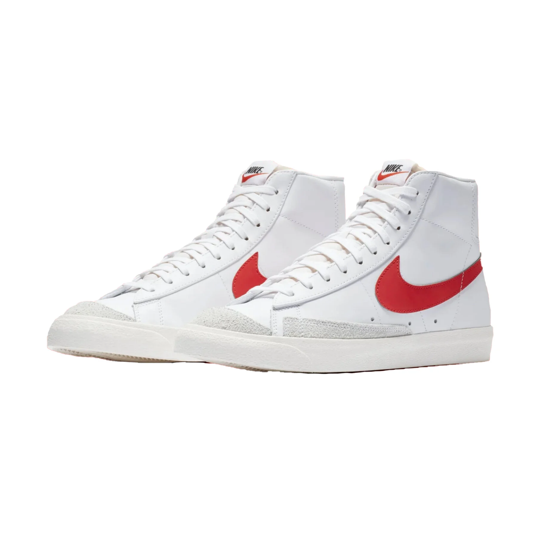 nike blazer white red