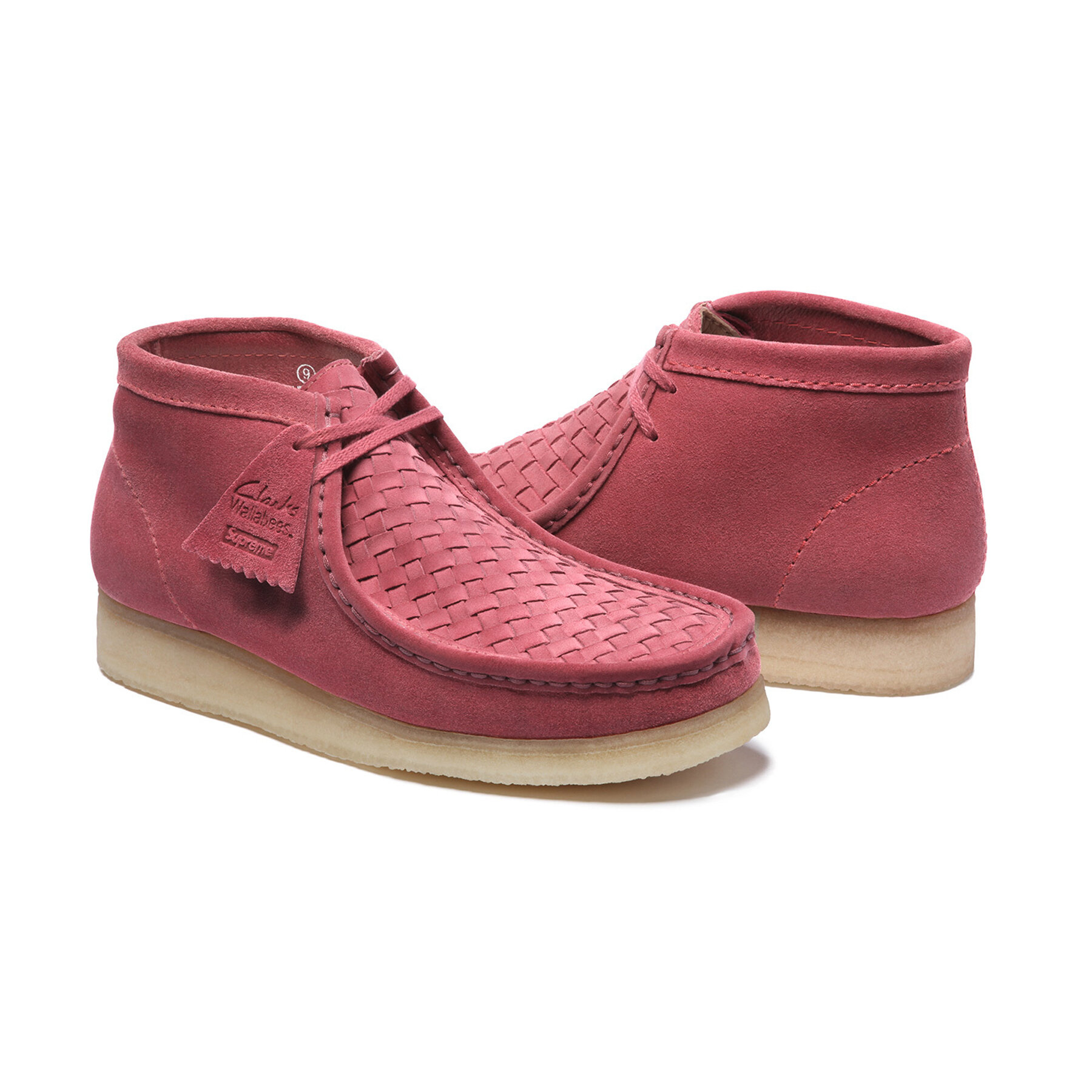 SS16 Supreme x Clarks Wallabee BT 'Rose' (2016) The Pop-Up📍