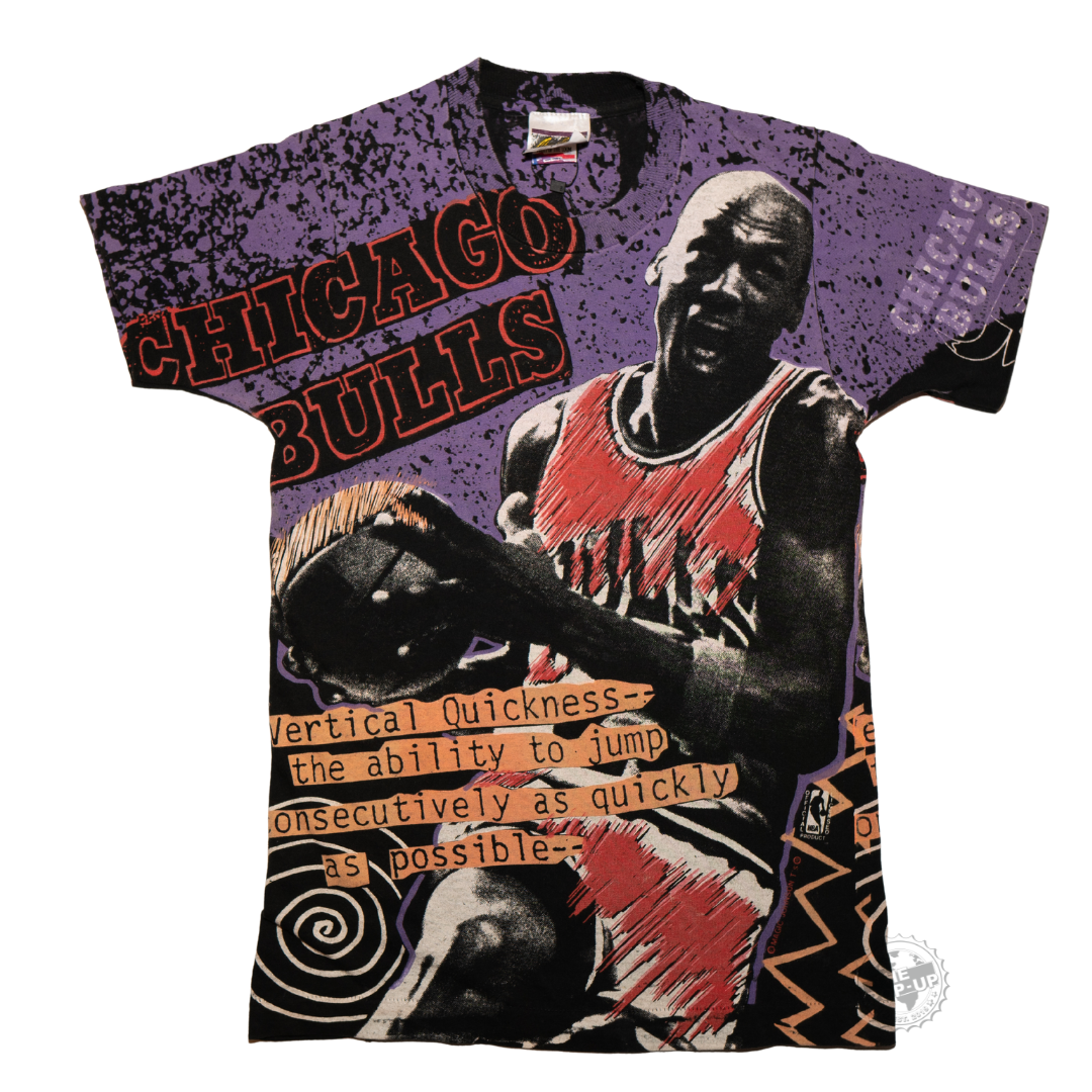 Vintage Chicago Bulls Michael Jordan Magic Johnson Brand Shirt