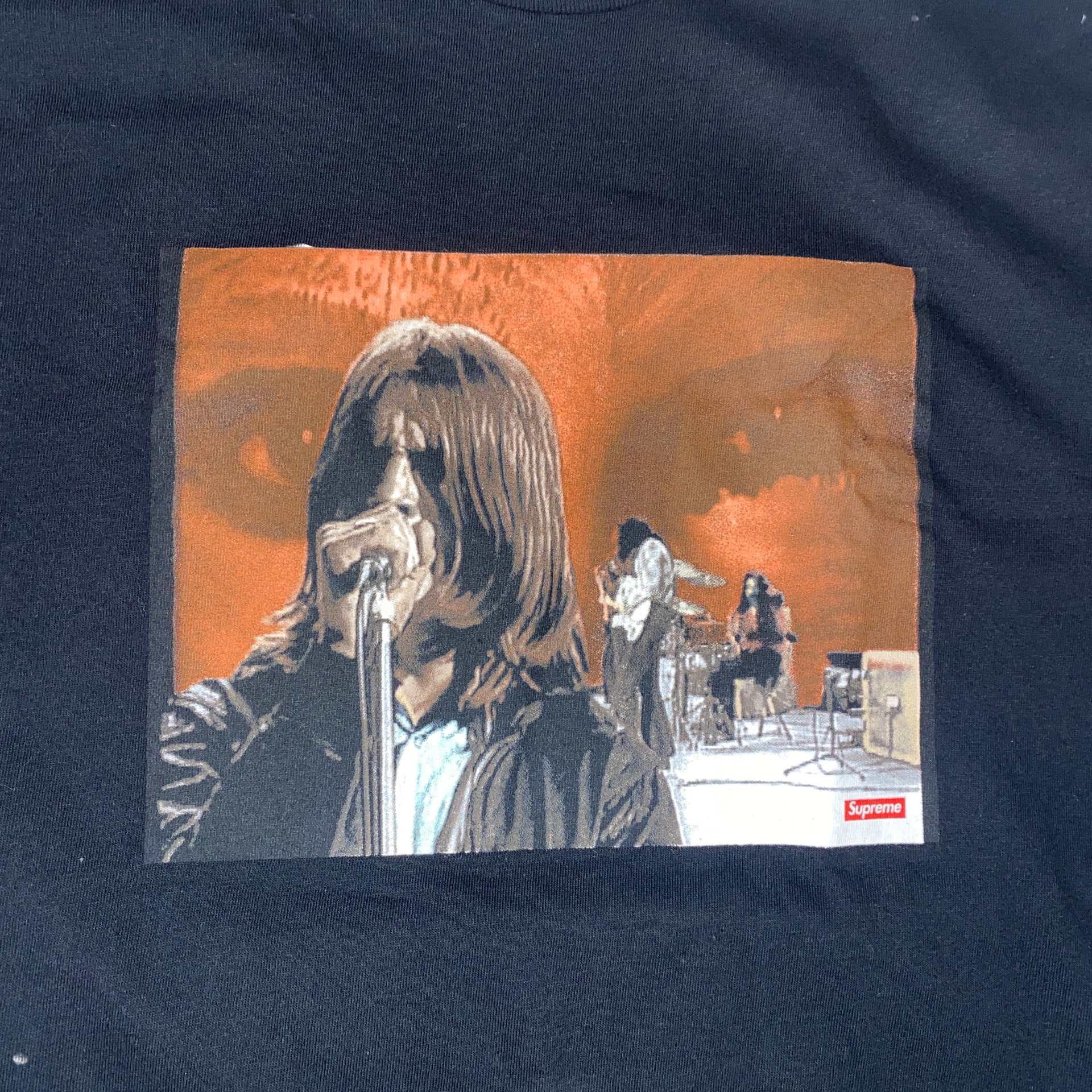 supreme black sabbath paranoid tee