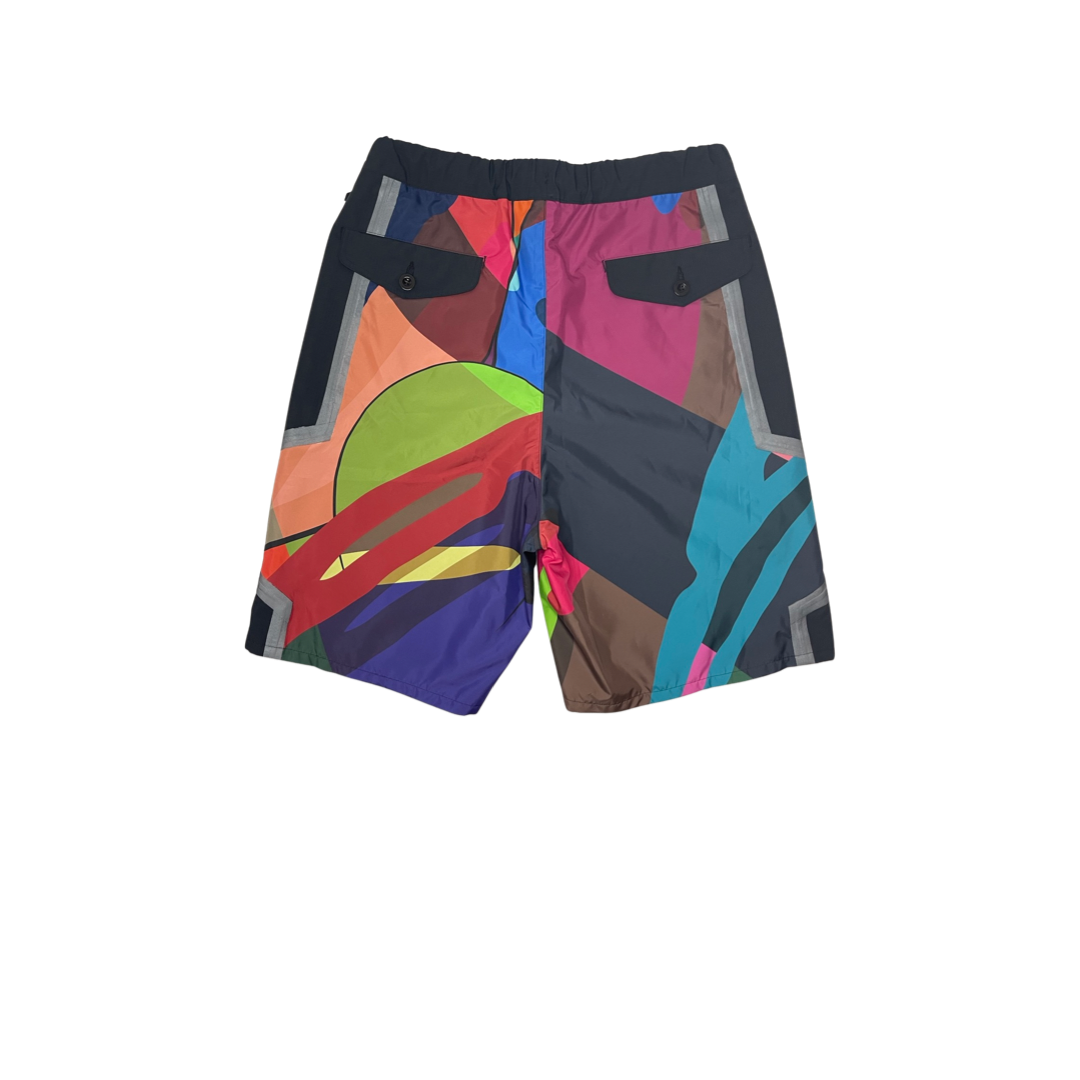 KAWS x Sacai AW21 'Track' Shorts Multicolor (2021) — The Pop-Up📍