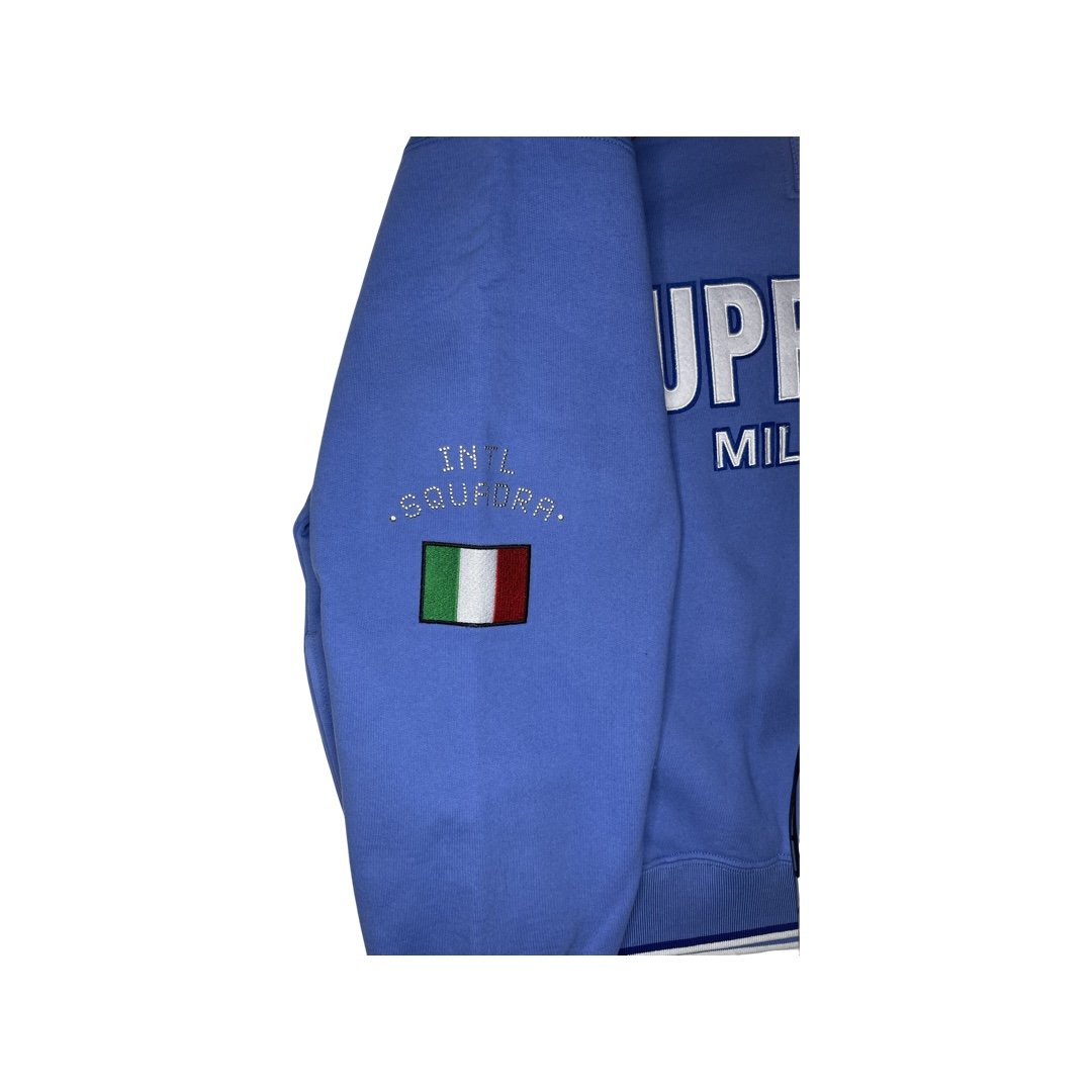 Supreme FW22 'Milano' Half Zip Pullover Light Blue (2022) — The