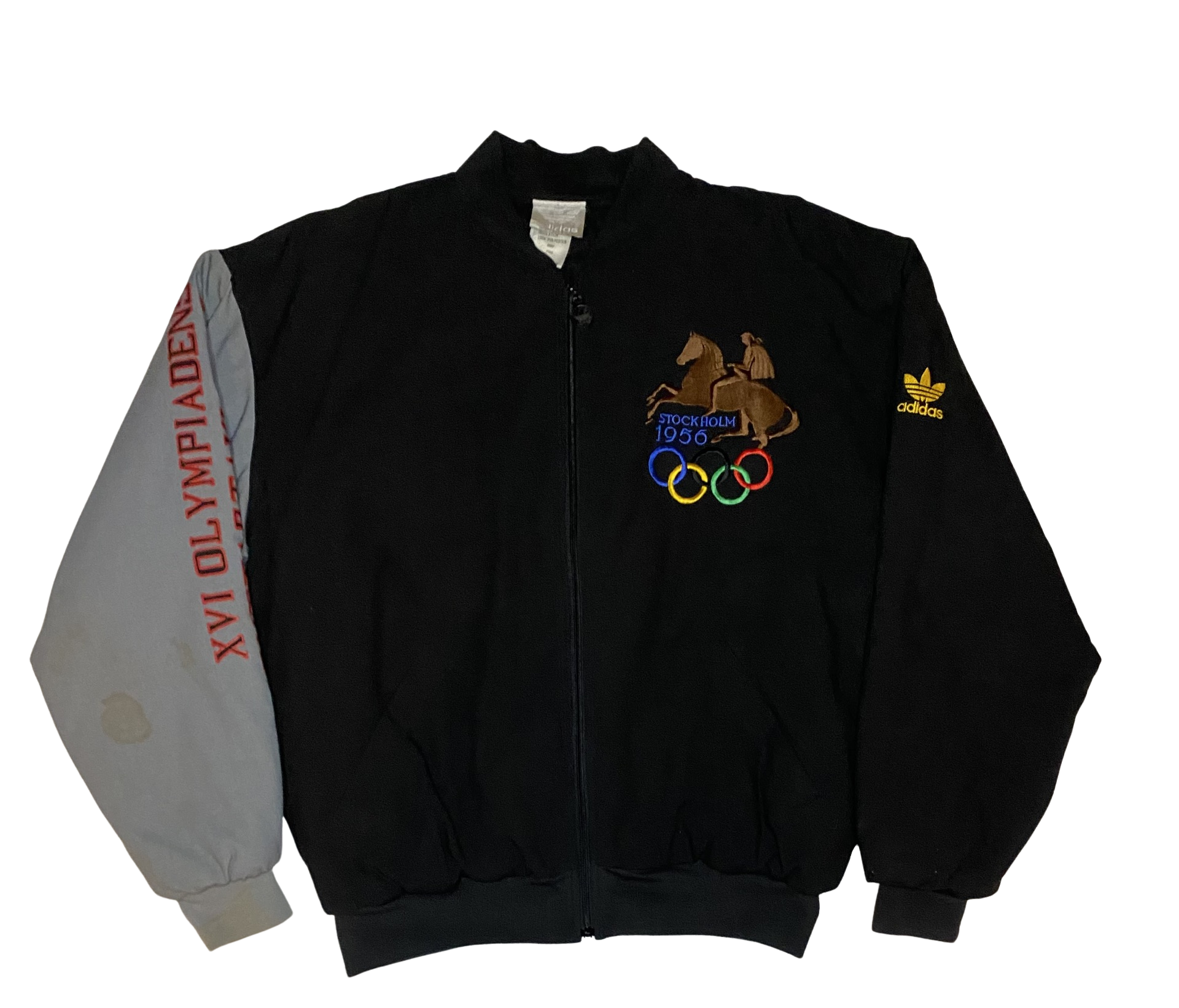 República anfitriona Detenerse Vintage 80's Adidas 'Helsinki 1952 Olympics' Bomber Jacket — The Pop-Up📍