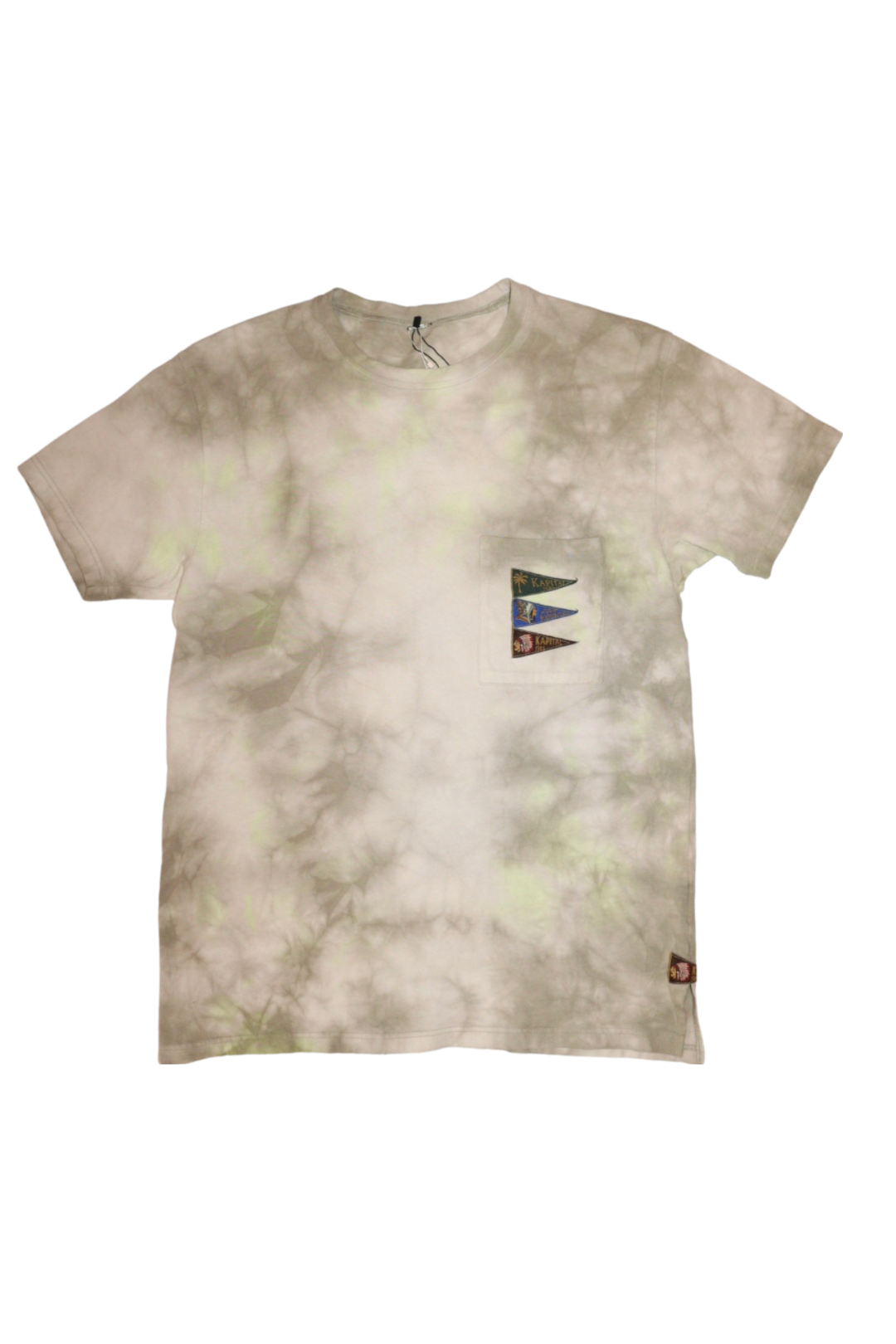 Kapital SS22 '4 Flags Smoky Ashburry Dyed Pennant' Tee (2022